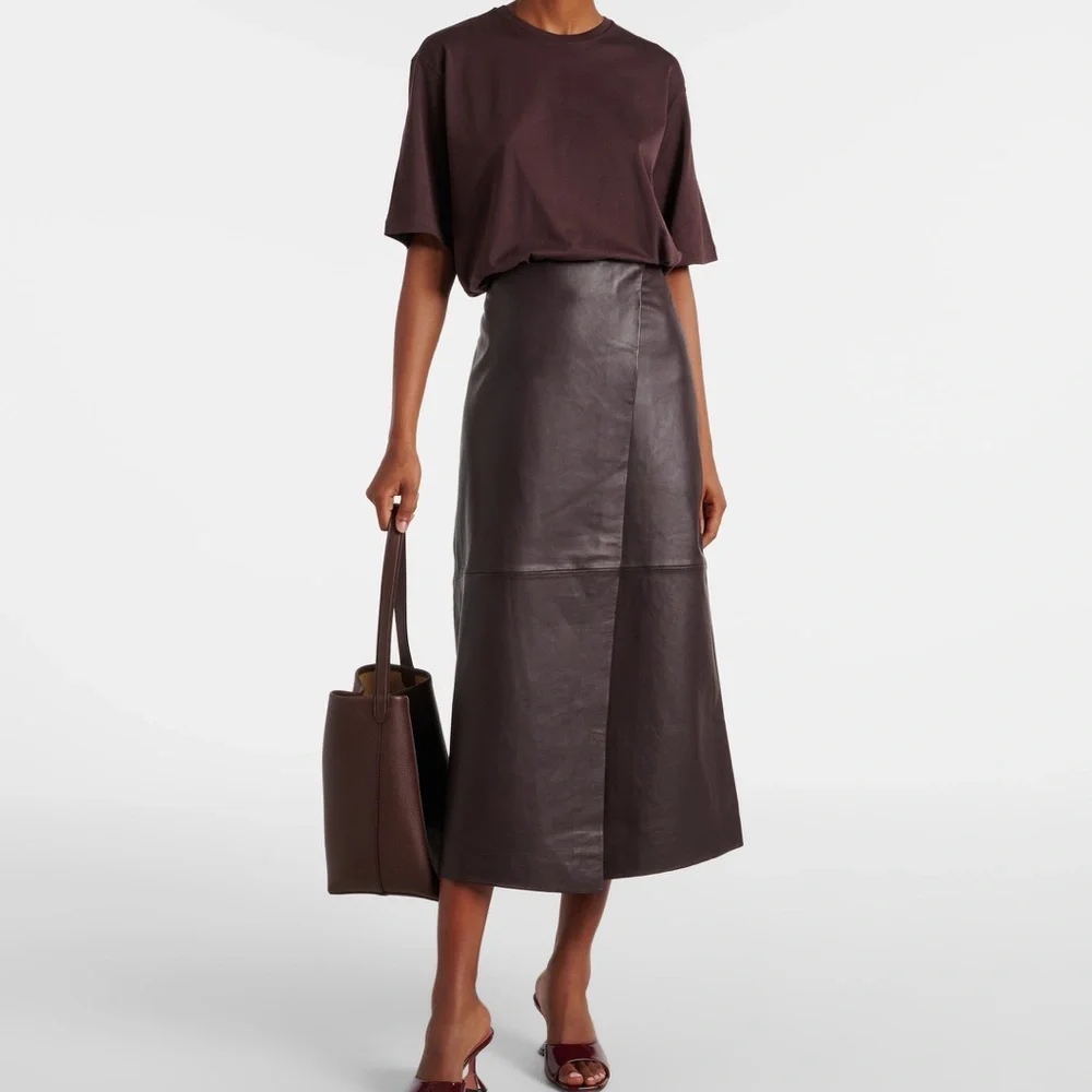 Amina Muaddi Burgundy Heels - Picture 3 of 12